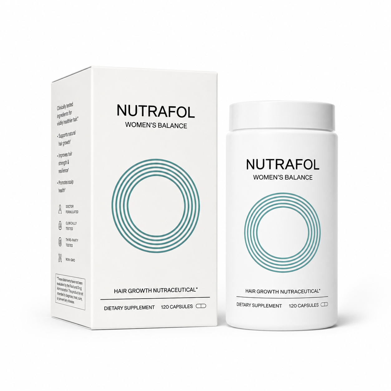 Nutrafol Women's Balance Hair Growth Supplement – 120 Capsules