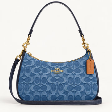Coach Teri Shoulder Bag in Signature Denim – Denim/Natural, CAF82