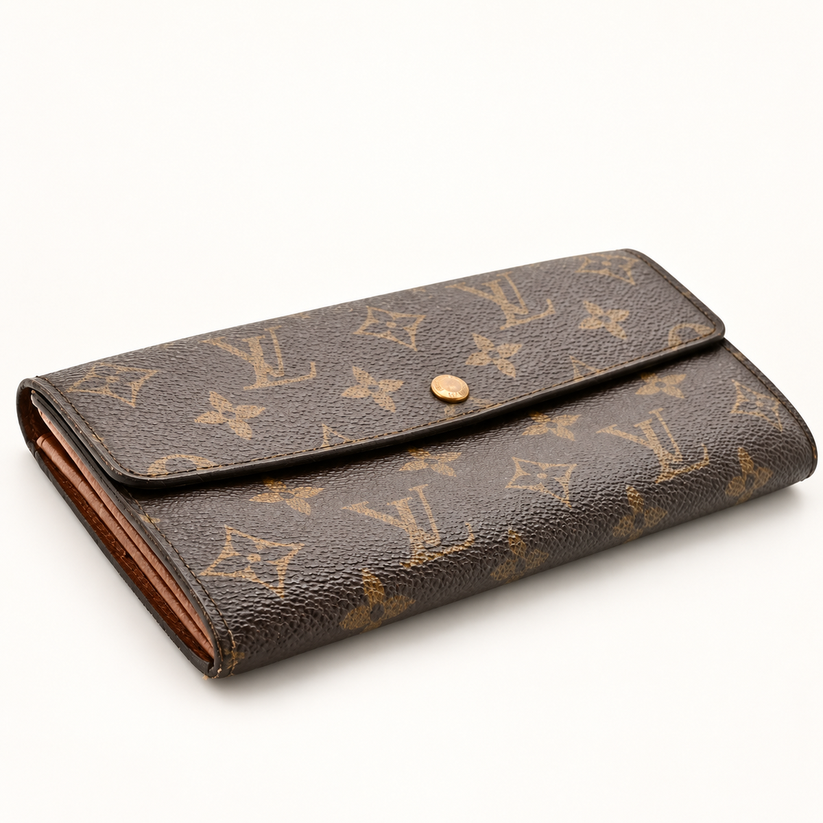 Louis Vuitton Sarah Monogram Long Bifold Wallet – Brown