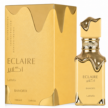 Lattafa Eclaire Banoffi for Women Eau de Parfum Spray – 3.40 Ounce / 100 ml