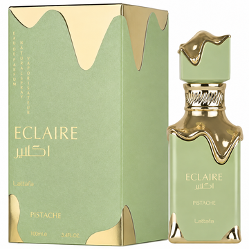 Lattafa Eclaire Pistache for Women Eau de Parfum Spray – 3.40 Ounce / 100 ml