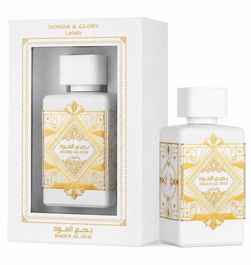 Lattafa Badee Al Oud Honor & Glory for Unisex Eau de Parfum Spray – 3.40 Ounce / 100 ml