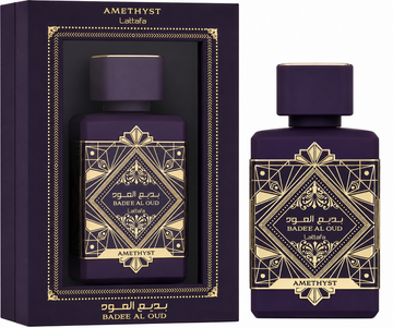 Lattafa Perfumes Bade'e Al Oud Amethyst for Unisex Eau de Parfum Spray – 3.40 Ounce / 100 ml