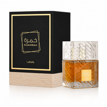 Lattafa KHAMRAH for Unisex Eau de Parfum Spray – 3.40 Ounce / 100 ml