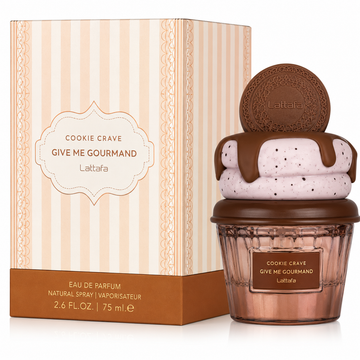 Lattafa Cookie Crave for Unisex Eau de Parfum Spray – 2.6 Ounce / 75 ml