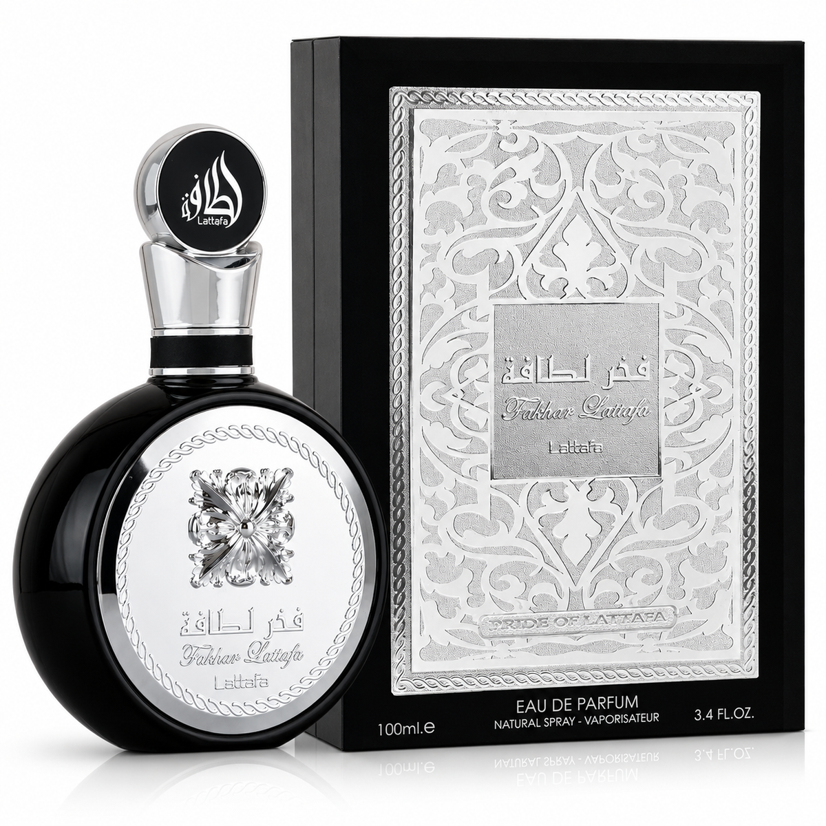 Lattafa Fakhar for Men Eau de Parfum Spray – 3.4 Ounce / 100 ml