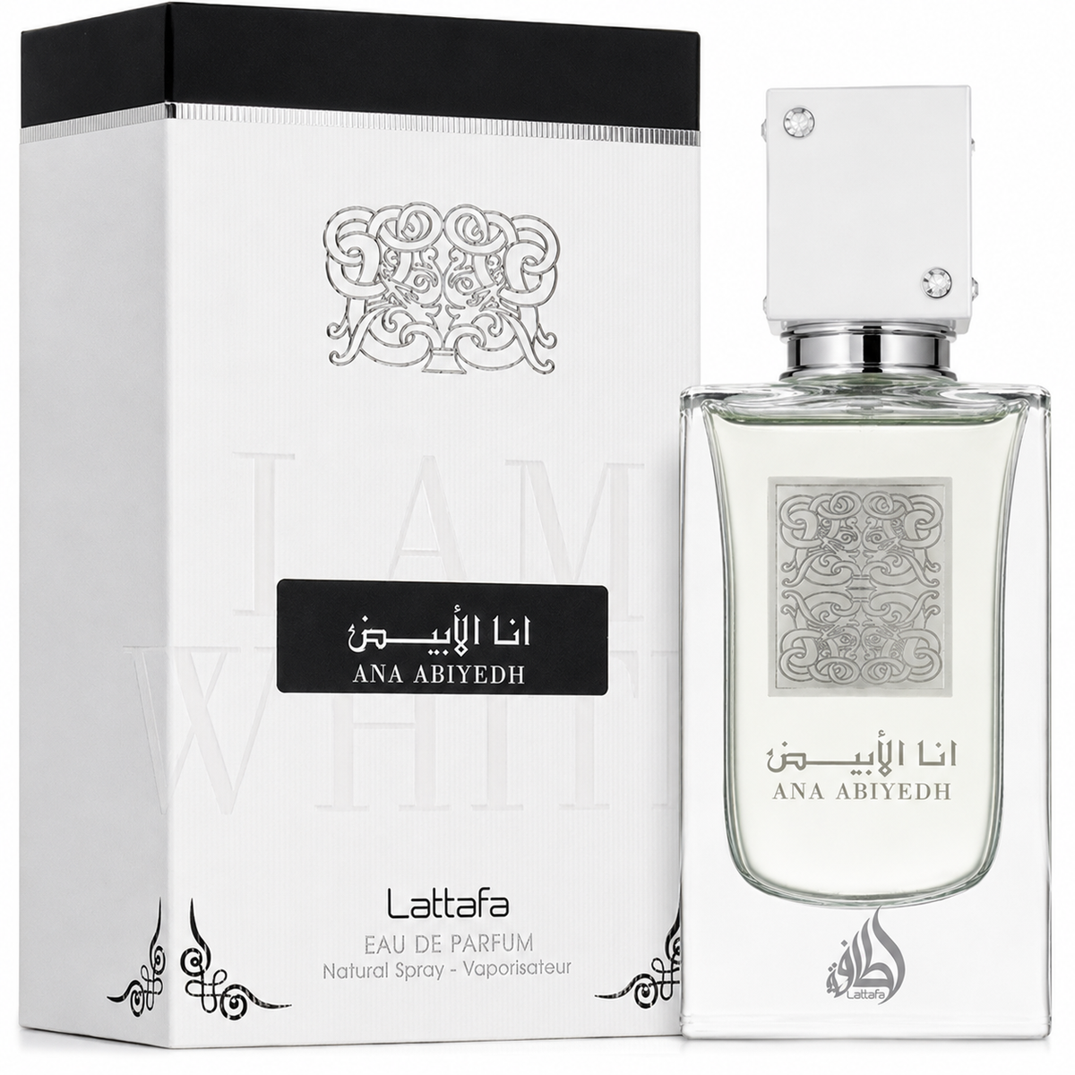 Lattafa Ana Abiyedh for Unisex Eau de Parfum Spray – 2.0 Ounce / 60 ml