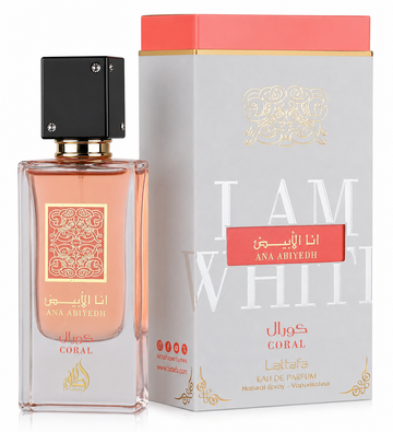 Lattafa Ana Abiyedh Coral for Unisex Eau de Parfum Spray – 2.0 Ounce / 60 ml