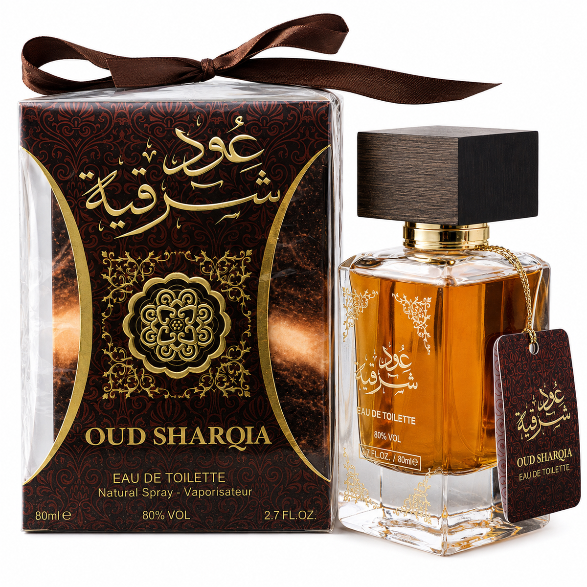 Ard Al Zaafaran OUDH Sharqia Eau de Parfum for Unisex – 2.7 Ounce / 80 ml