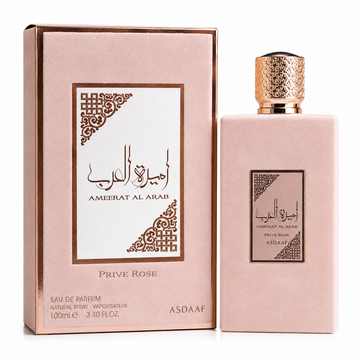 Asdaaf Ameerat Al Arab Prive Rose Eau de Parfum Spray for Women – 3.40 Ounce / 100 ml