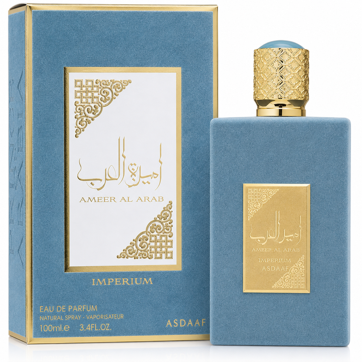Lattafa Asdaaf Ameer Al Arab Imperium Eau de Parfum Spray for Unisex – 3.40 Ounce / 100 ml
