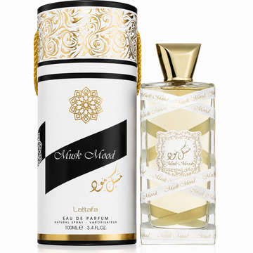 Lattafa Musk Mood for Unisex Eau de Parfum Spray – 3.40 Ounce / 100 ml