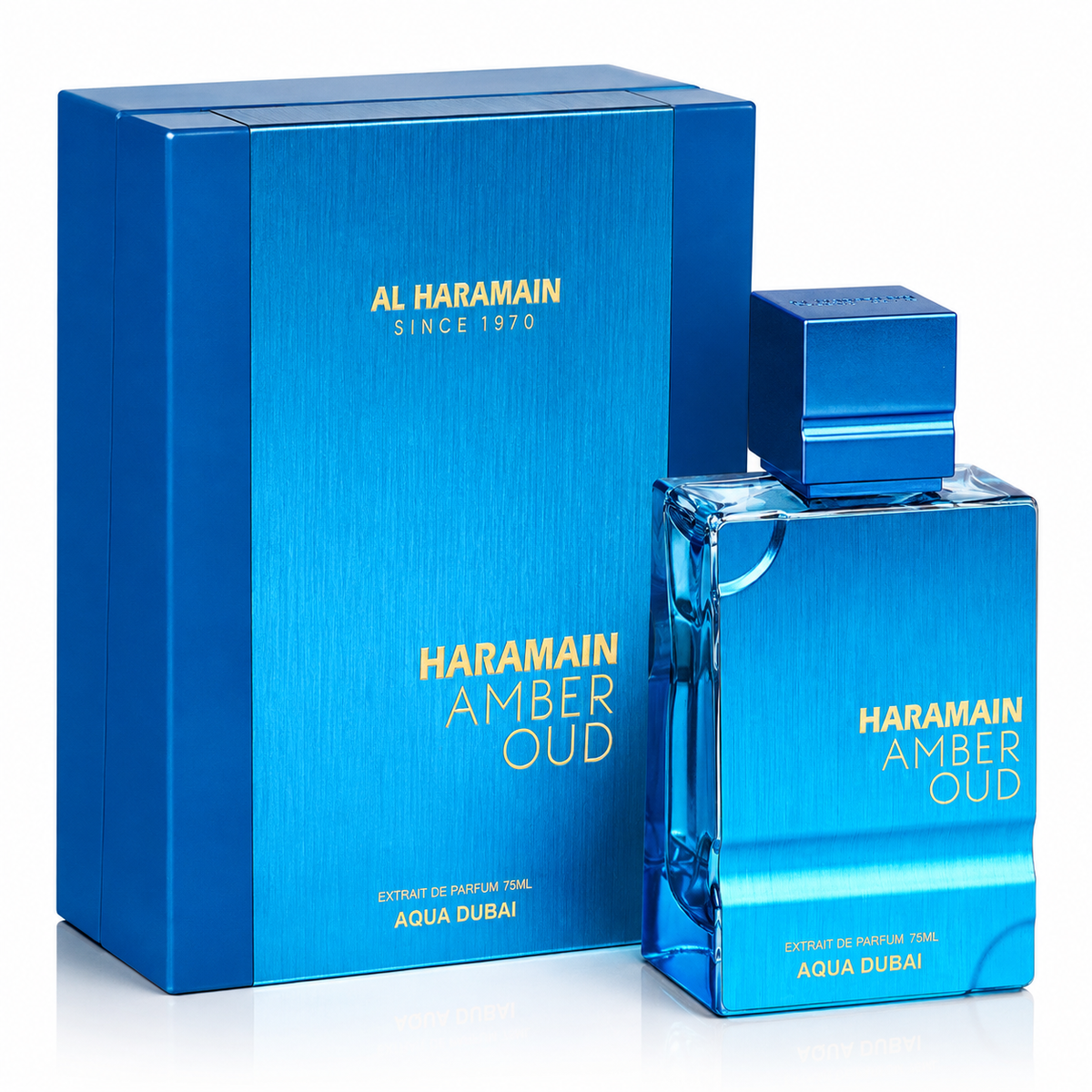 Al Haramain Amber Oud Aqua Dubai for Men Eau de Parfum Spray – 2 Ounce / 60 ml