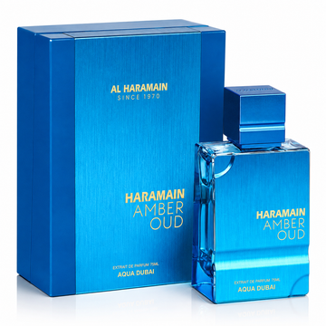 Al Haramain Amber Oud Aqua Dubai for Men Eau de Parfum Spray – 2 Ounce / 60 ml