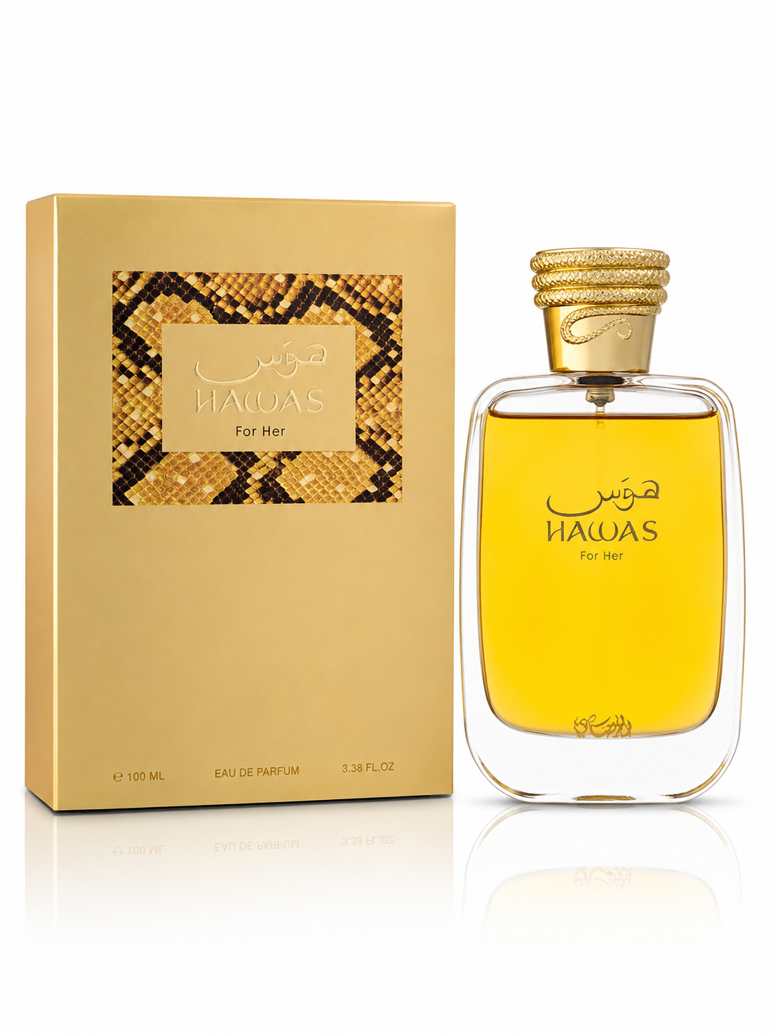 Rasasi Hawas for Her Eau de Parfum Spray for Women – 3.4 Ounce / 100 ml