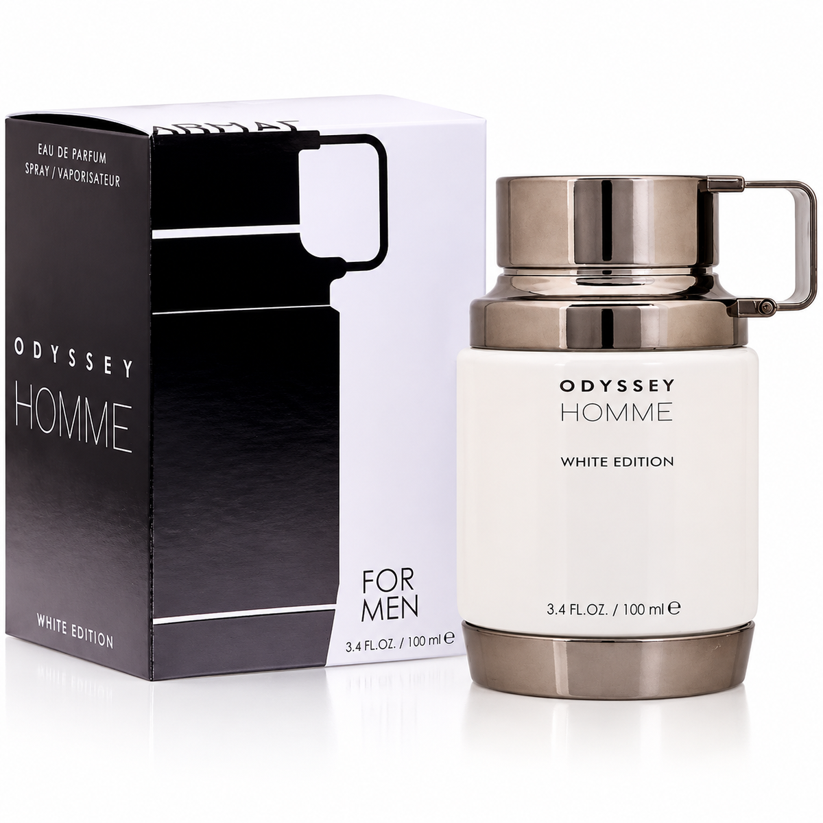 Armaf Odyssey Homme White Edition Eau de Parfum Spray for Men – 3.4 Ounce / 100 ml