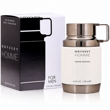 Armaf Odyssey Homme White Edition Eau de Parfum Spray for Men – 3.4 Ounce / 100 ml