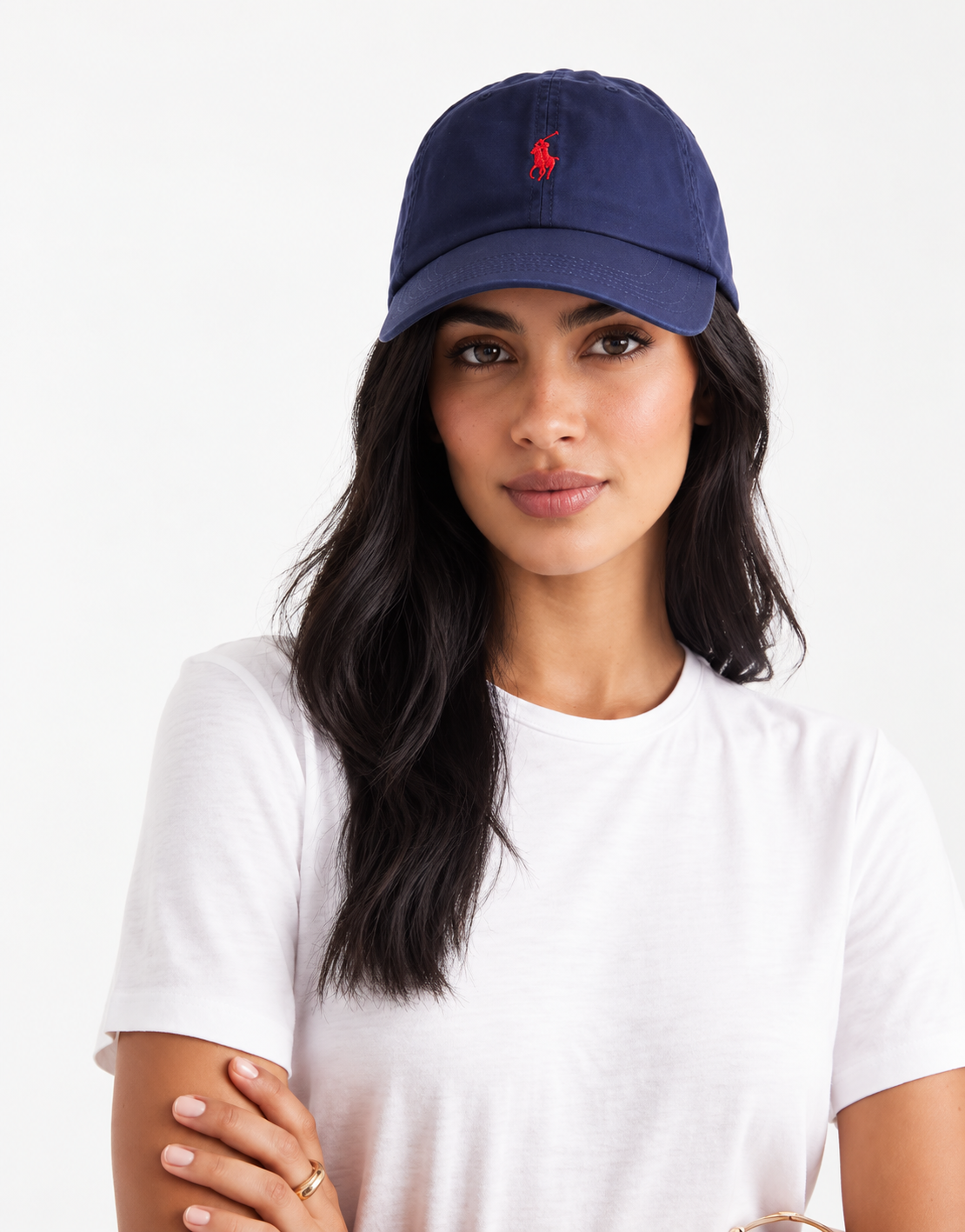 Polo Ralph Lauren Unisex Cotton Baseball Cap with Adjustable Fit – Navy Blue