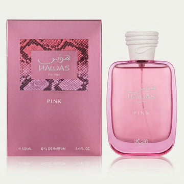 Rasasi Hawas Pink for Her Eau de Parfum Spray for Women – 3.4 Ounce / 100 ml