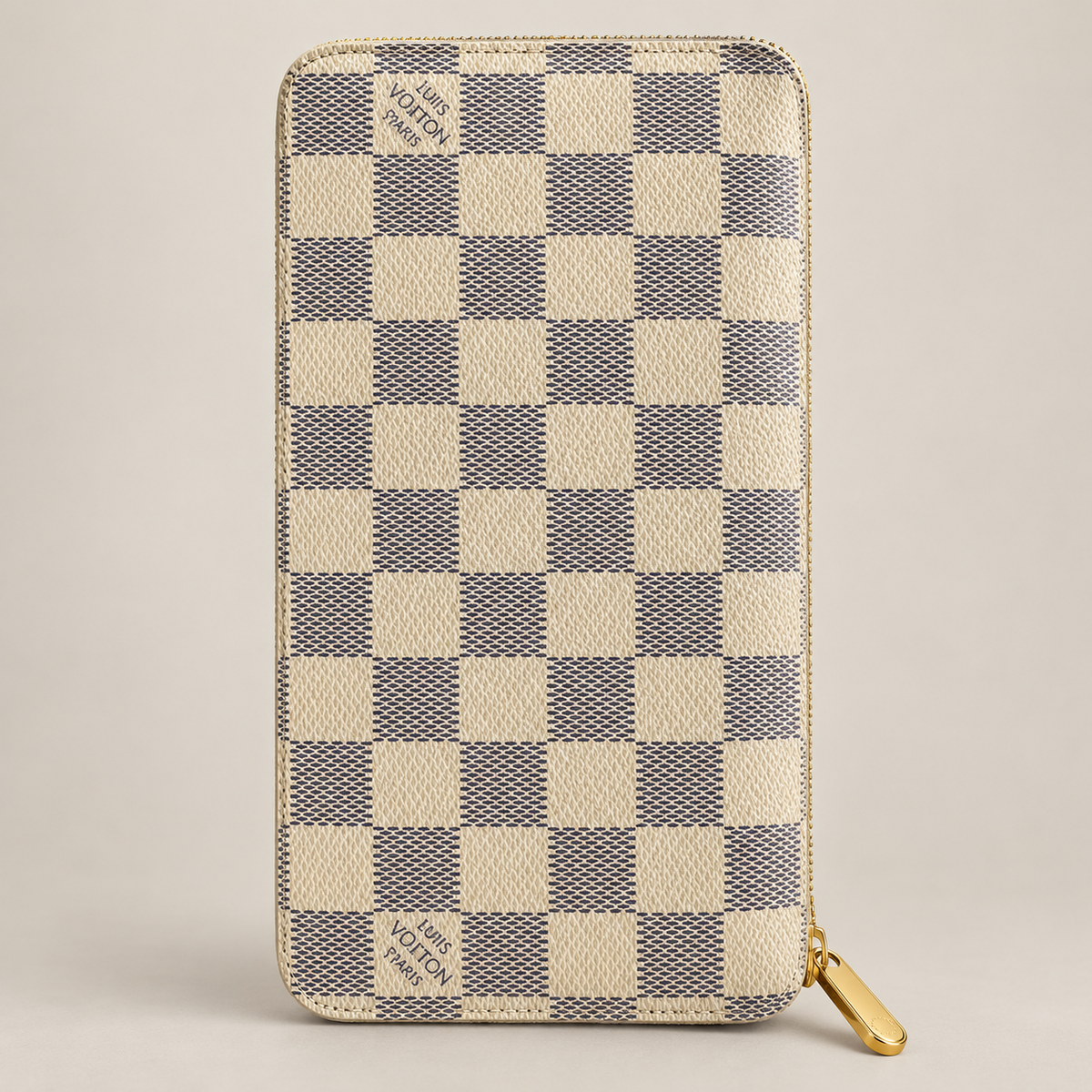Louis Vuitton Damier Azur Women’s Zip-Around Wallet