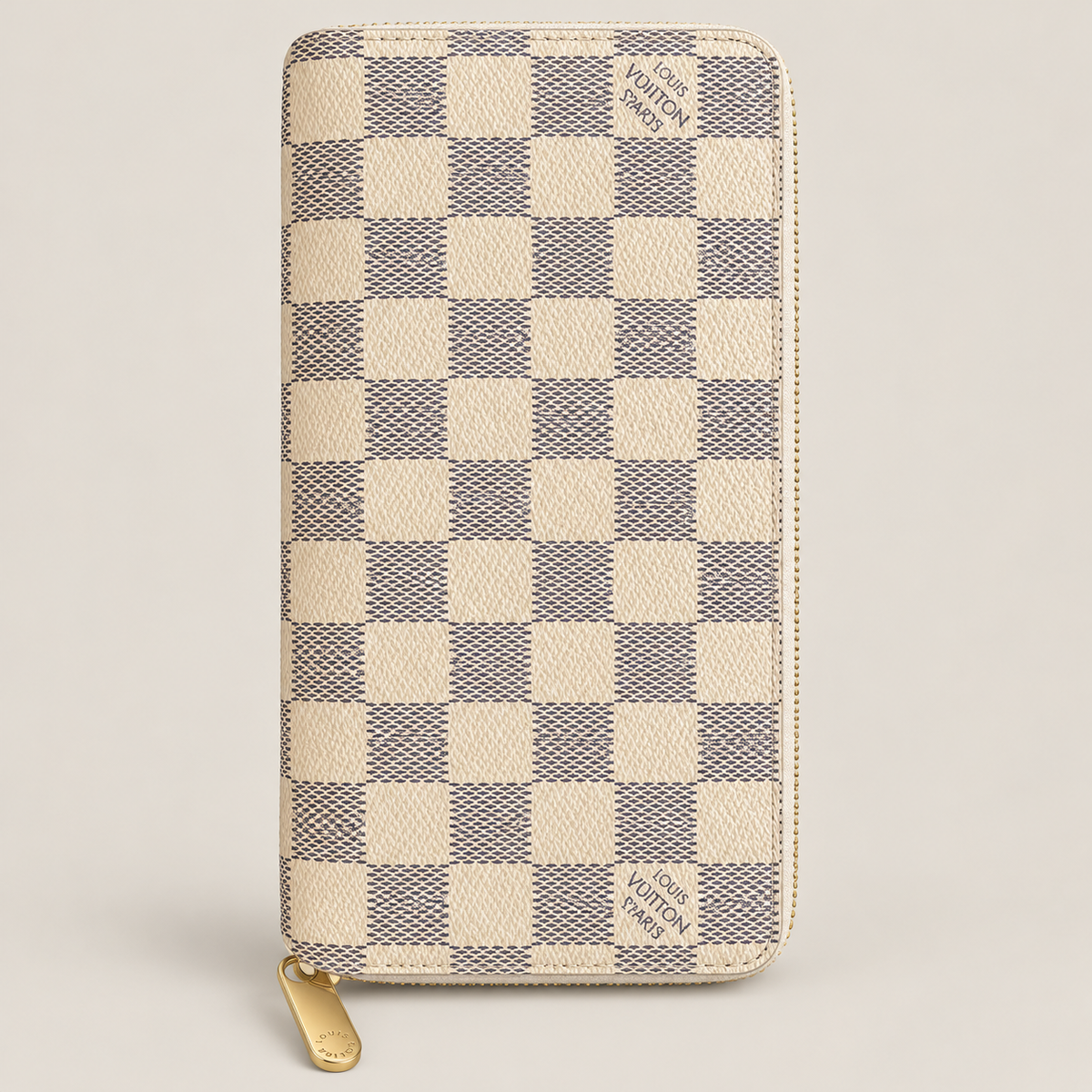 Louis Vuitton Damier Azur Women’s Zip-Around Wallet