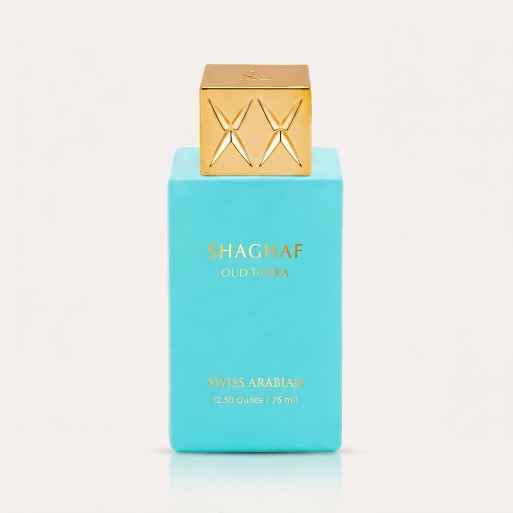 Swiss Arabian Shaghaf Oud Tonka Eau de Parfum Spray for Unisex – 2.50 Ounce / 75 ml