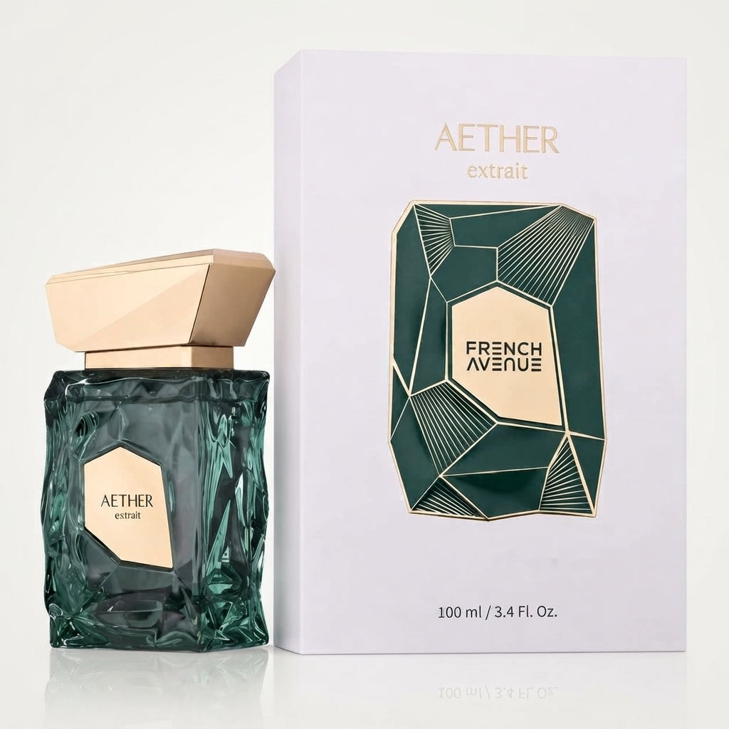 Fragrance World French Avenue Aether Extrait de Parfum for Unisex – 3.40 Ounce / 100 ml