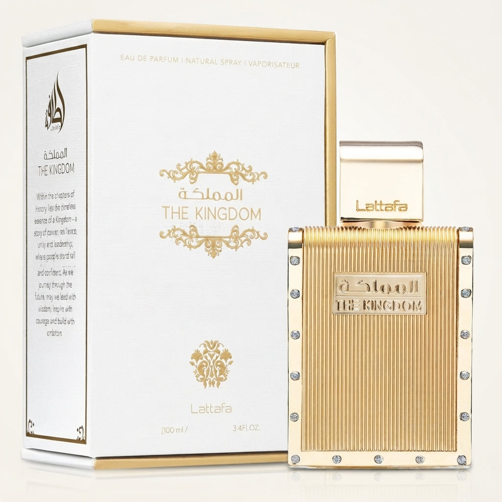 Lattafa The Kingdom Eau de Parfum Spray for Men – 3.40 Ounce / 100 ml