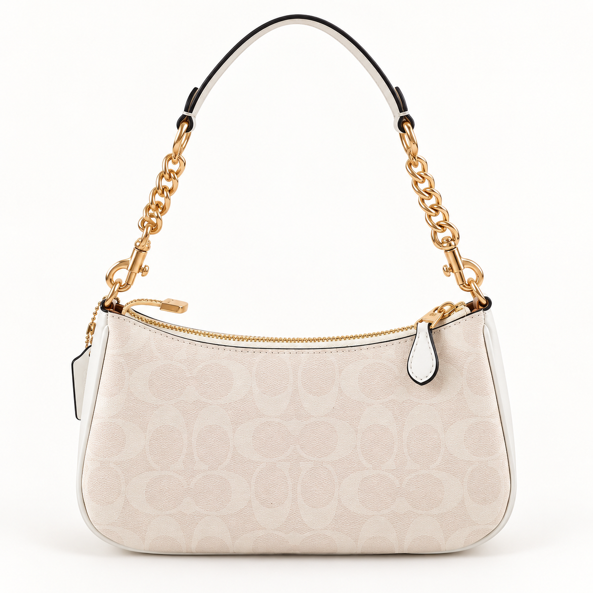 Coach Teri 2-Way Shoulder Bag in Signature Canvas & Smooth Leather – CA548