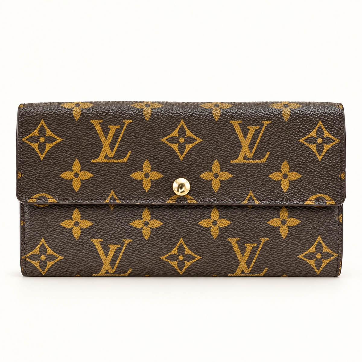 Louis Vuitton Sarah Monogram Long Bifold Wallet – Brown