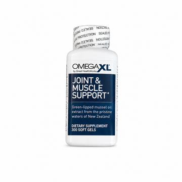 OMEGAXL Joint & Muscle Support Supplement – 300 Soft Gels