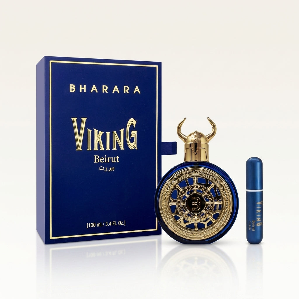 Bharara Viking Beirut Eau de Parfum Spray for Men – 3.4 Ounce / 100 ml