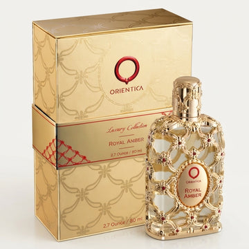 Orientica Royal Amber Eau de Parfum Spray for Unisex – 2.7 Ounce / 80 ml
