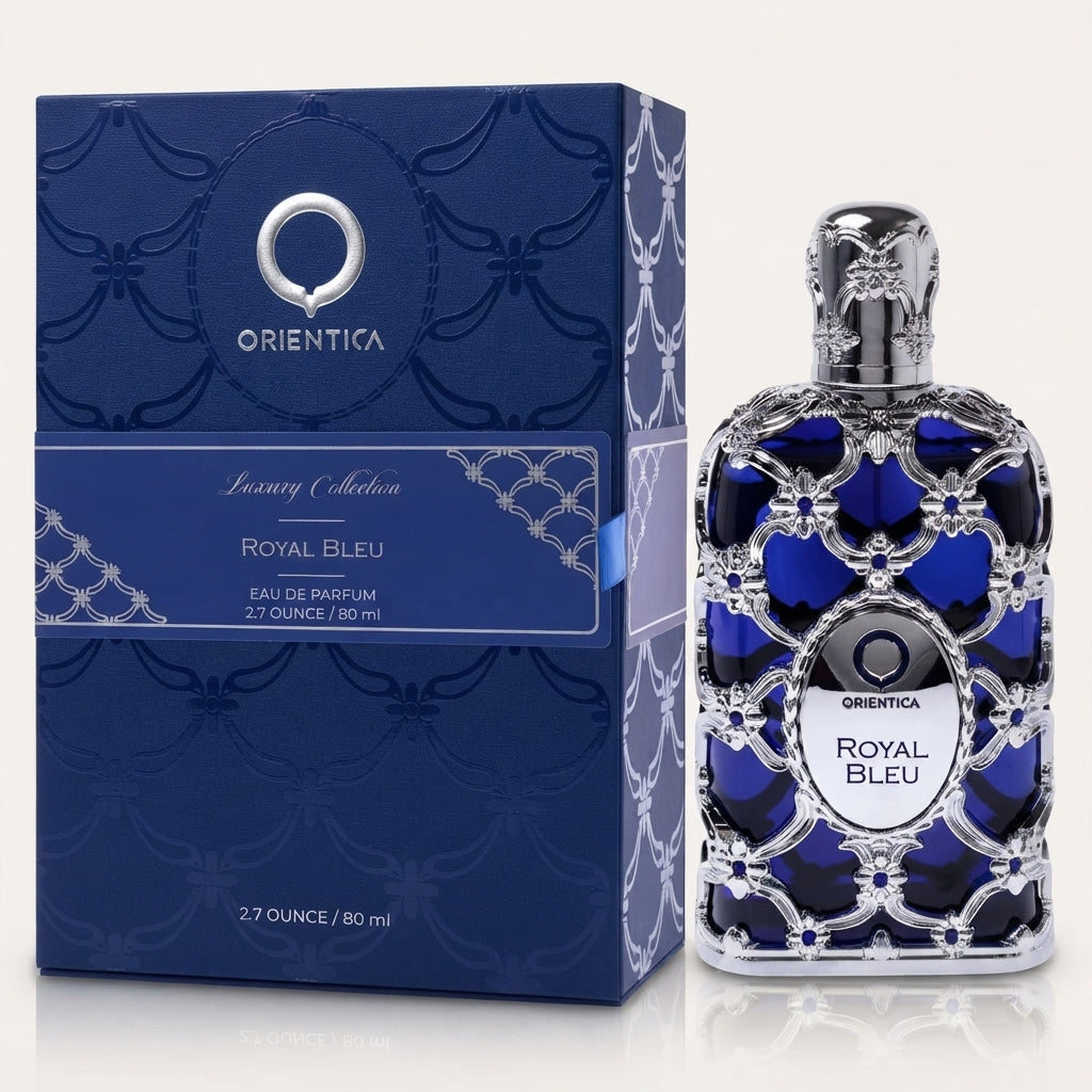 Orientica Royal Bleu Eau de Parfum Spray for Unisex – 2.7 Ounce / 80 ml