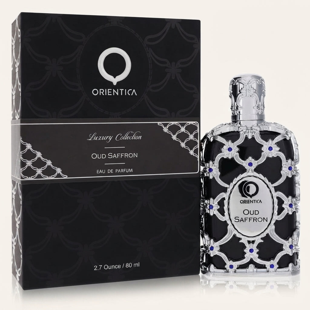 Orientica Oud Saffron Eau de Parfum Spray for Unisex – 2.7 Ounce / 80 ml
