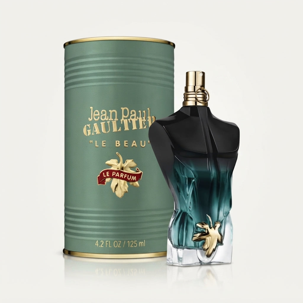 Jean Paul Gaultier Le Beau Le Parfum Eau de Parfum Intense for Men – 4.2 Ounce / 125 ml