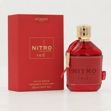 Dumont Nitro Red Eau de Parfum Spray for Men – 3.4 Ounce / 100 ml