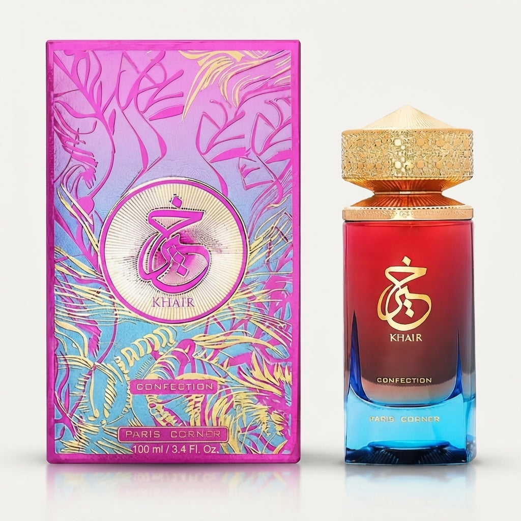 Paris Corner Khair Confection Eau de Parfum Spray for Unisex – 3.4 Ounce / 100 ml
