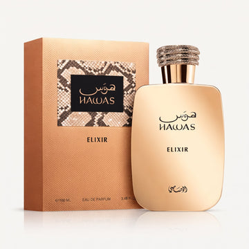 Rasasi Hawas Elixir Eau de Parfum Spray for Men – 3.4 Ounce / 100 ml