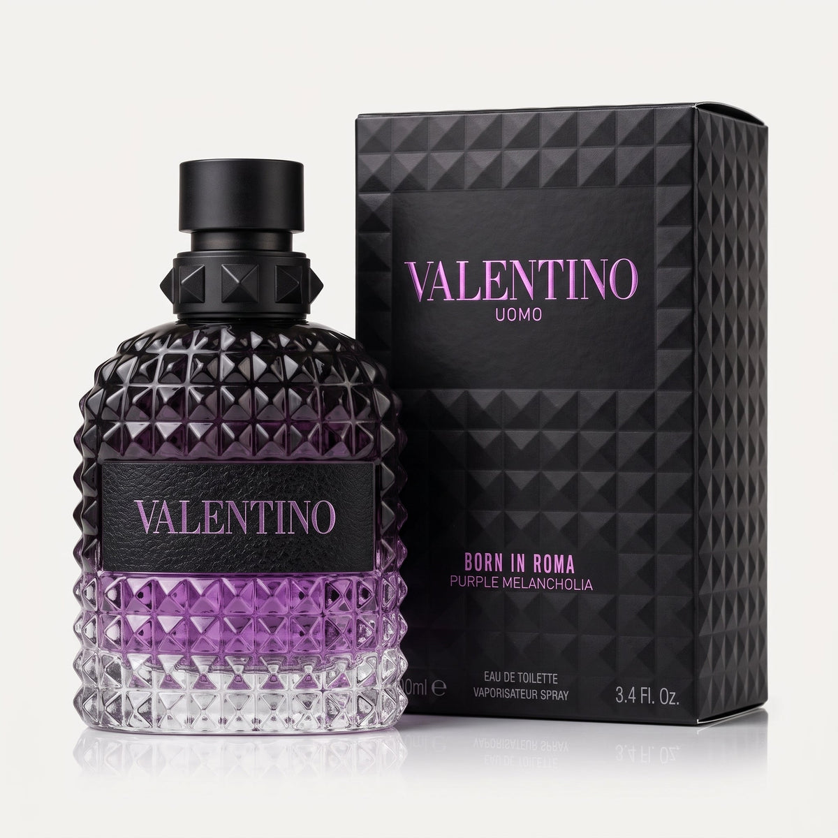 Valentino Uomo Born in Roma Purple Melancholia Eau de Toilette for Men – 100ml / 3.4 Fl. Oz.
