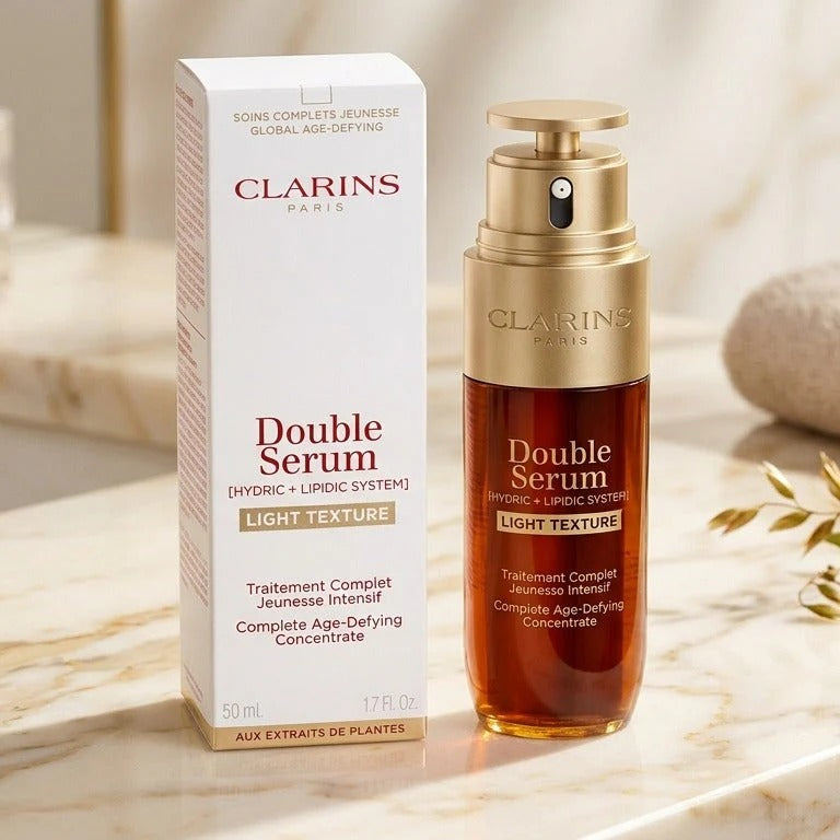 Clarins Double Serum 1.7 oz / 50mL Anti-Aging Face Serum | Brand New