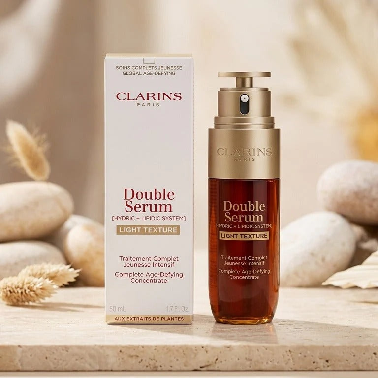Clarins Double Serum 1.7 oz / 50mL Anti-Aging Face Serum | Brand New