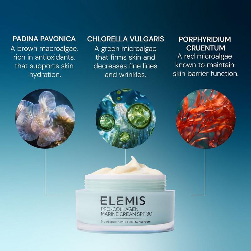 Elemis Pro-Collagen Marine Cream SPF 30 1.6oz / 50ml Anti-Aging Moisturizer New
